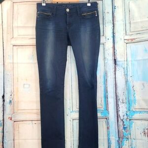DL1961 Kate Slim Straight Jeans Stretch Blue Denim